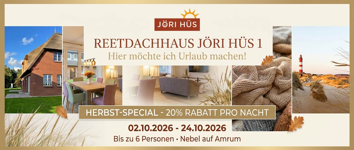 20% Herbstrabatt pro Nacht!